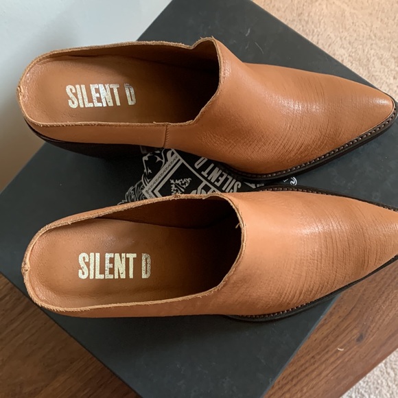 Silent D Heeled Mules in colour Cedar. Size 40. Never worn. - Picture 5 of 6